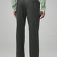 Raymond Men Dark Grey Solid Slim Fit Work chinos