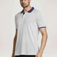 Colorplus Men Medium Violet Printed Tailored Fit Casual T-Shirt