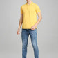 Parx Men Medium Blue Solid Tapered Fit Casual Jeans