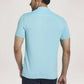 Parx Men Light Blue Solid Regular Fit Casual T-Shirt