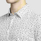 Parx Men Medium Grey Printed Slim Fit Casual Shirt