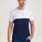 Parx Men Blue Solid Regular Fit Casual T-Shirt
