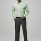 Raymond Men Dark Grey Solid Slim Fit Work chinos