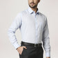 Park Avenue Men Light Blue Solid Regular Fit Work Shirt
