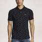 Parx Men Blue Printed Regular Fit Casual Polo