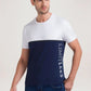 Parx Men Blue Solid Regular Fit Casual T-Shirt