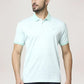 Park Avenue Men Medium Green Printed Slim Fit Casual Polo
