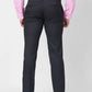 Raymond Men Black Structure Slim Fit Polyester Blend Trouser