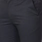 Raymond Men Black Structure Slim Fit Polyester Blend Trouser