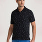 Parx Men Black Printed Regular Fit Casual Polo