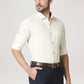 Park Avenue Men Medium Orange Checks Slim Fit Party Shirt