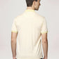 Park Avenue Men Medium Yellow Printed Slim Fit Casual Polo