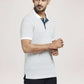 Colorplus Men White Printed Tailored Fit Casual T-Shirt