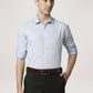 Park Avenue Men Medium Blue Solid Slim Fit Work Shirt