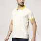 Park Avenue Men Medium Yellow Printed Slim Fit Casual Polo