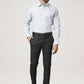 Park Avenue Men Light Blue Solid Regular Fit Work Shirt