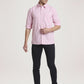 Colorplus Men Medium Red Solid Regular Fit Work Shirt
