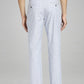 Colorplus Men Medium Blue Checks Regular Fit Casual chinos