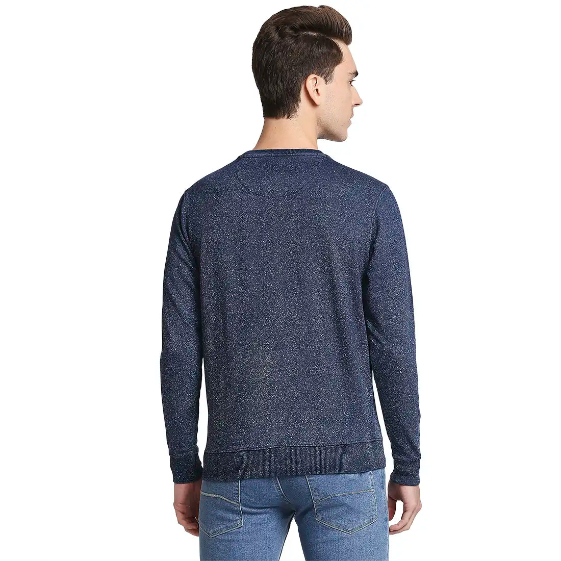 U.S. Grand Blue Cotton Men's Sweatshirt main image 0