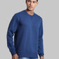 Men Tailored Fit  Green Sweatshirt