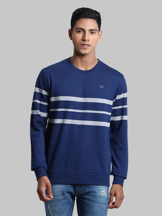 Men Tailored Fit Black Sweatshirt