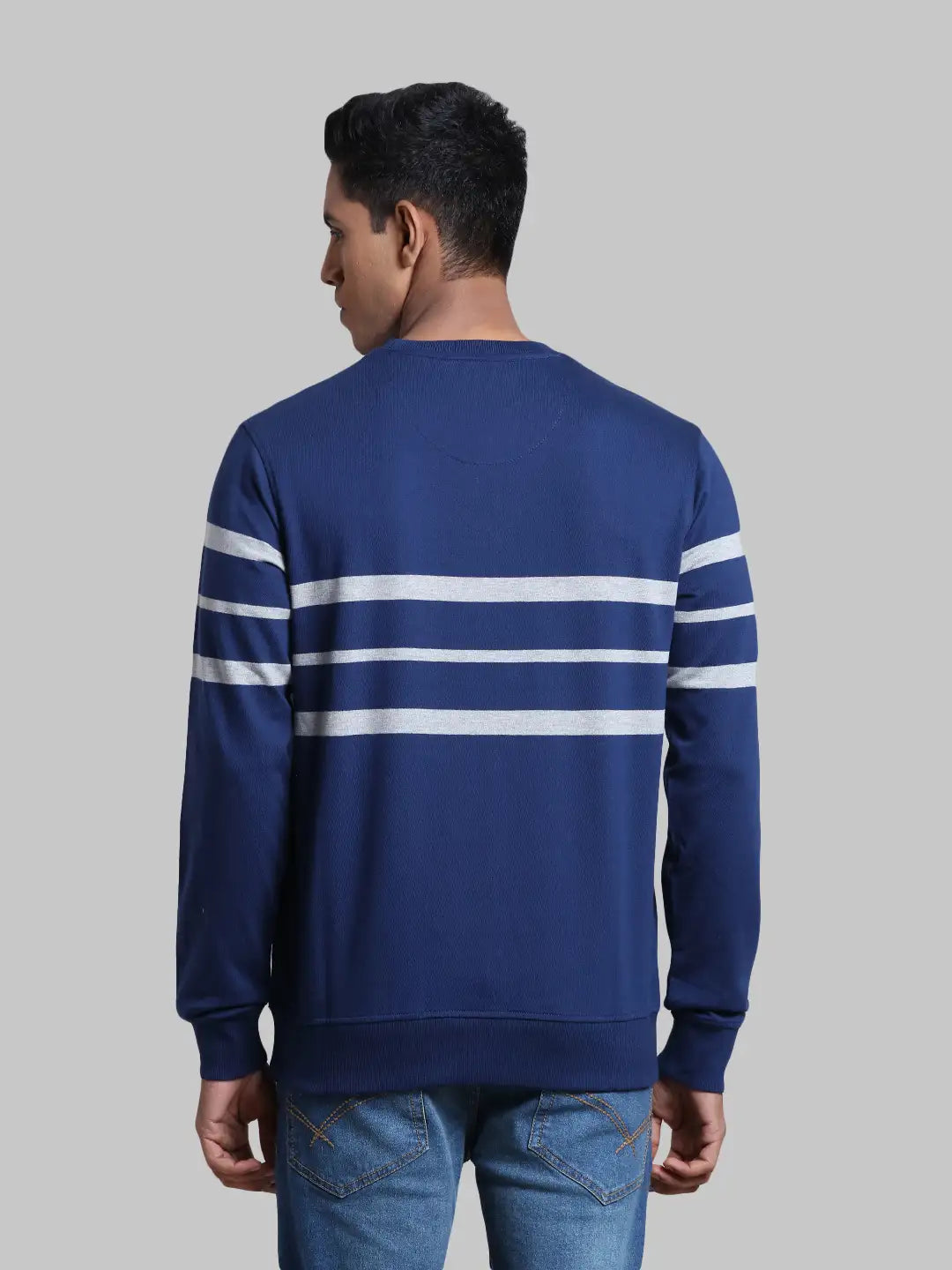 Men Tailored Fit Black Sweatshirt