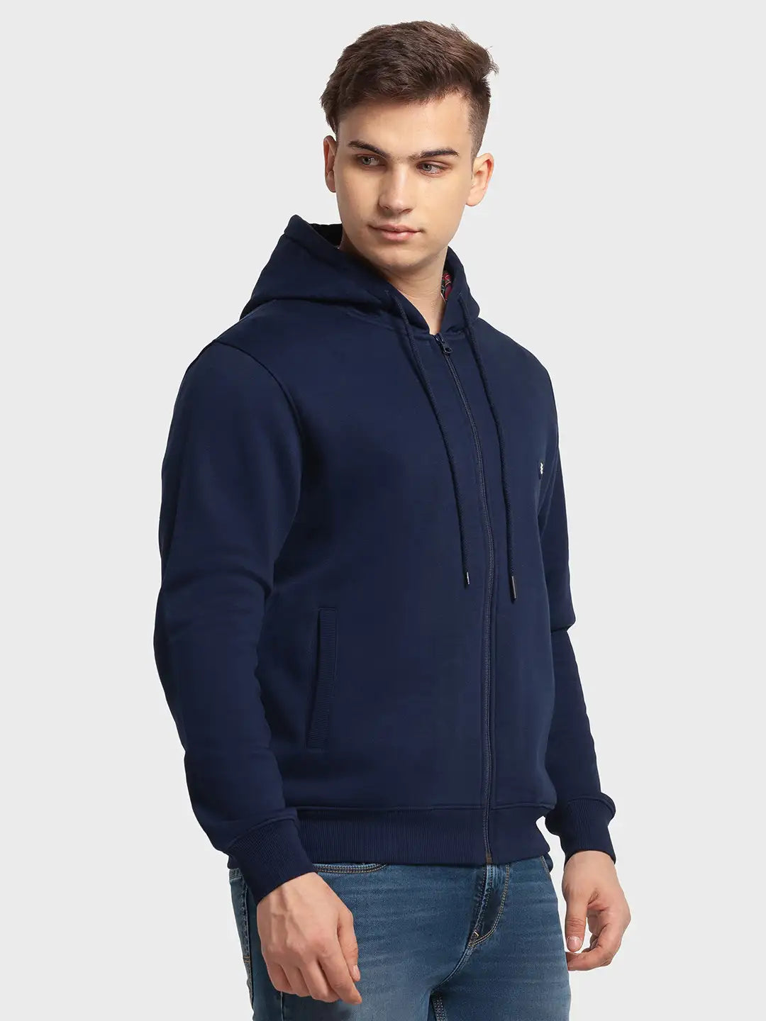 Men Tailored Fit Green Sweatshirt