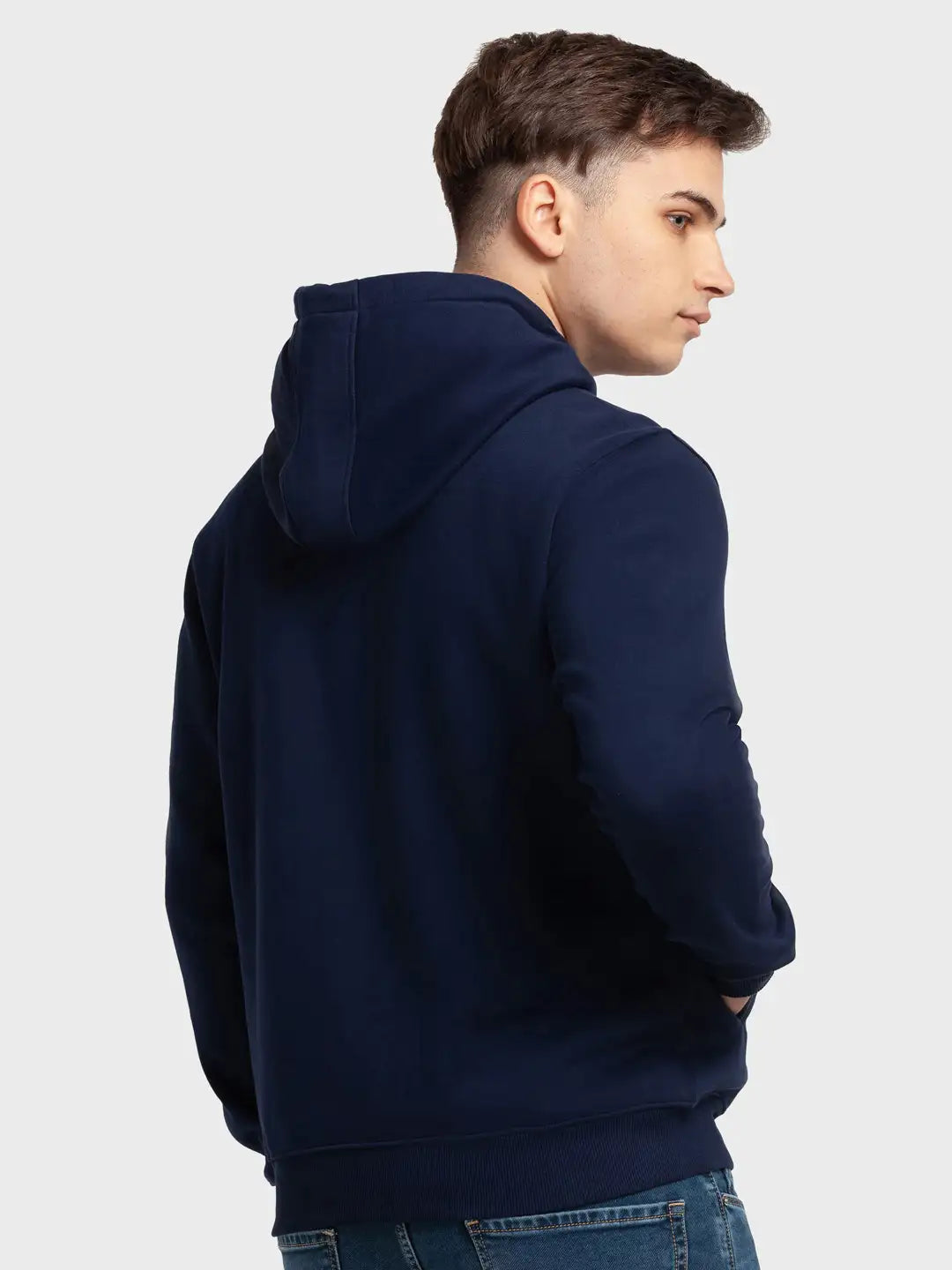 Men Tailored Fit Green Sweatshirt