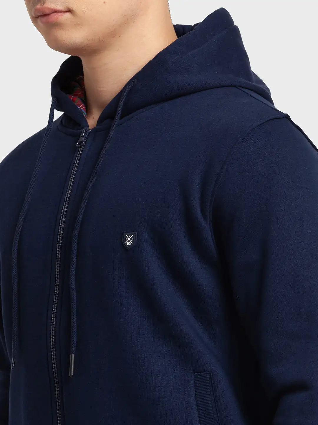 Men Tailored Fit Green Sweatshirt