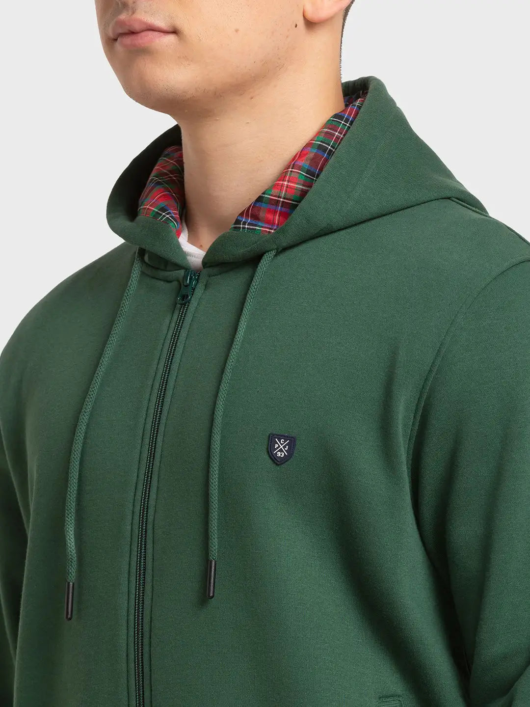 Men Tailored Fit Yellow Sweatshirt