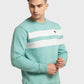 Men Tailored Fit White Sweatshirt