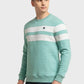 Men Tailored Fit White Sweatshirt