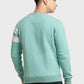 Men Tailored Fit White Sweatshirt