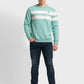 Men Tailored Fit White Sweatshirt