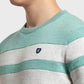 Men Tailored Fit White Sweatshirt