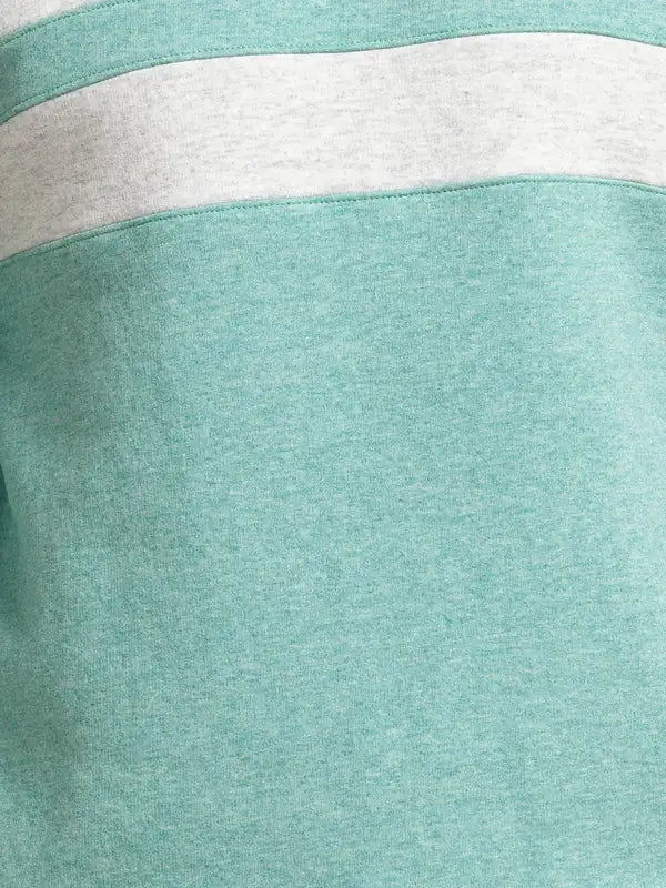Men Tailored Fit White Sweatshirt