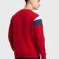 Men Tailored Fit Blue Sweatshirt