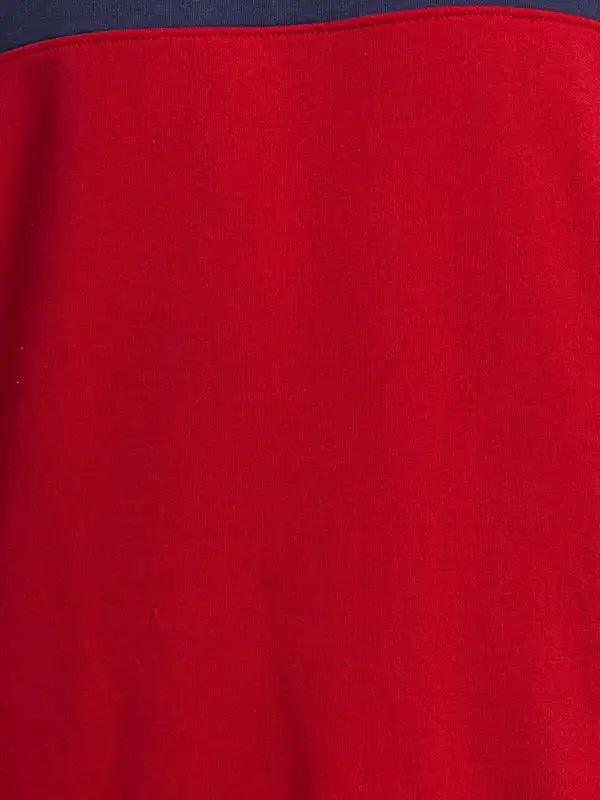 Men Tailored Fit Blue Sweatshirt