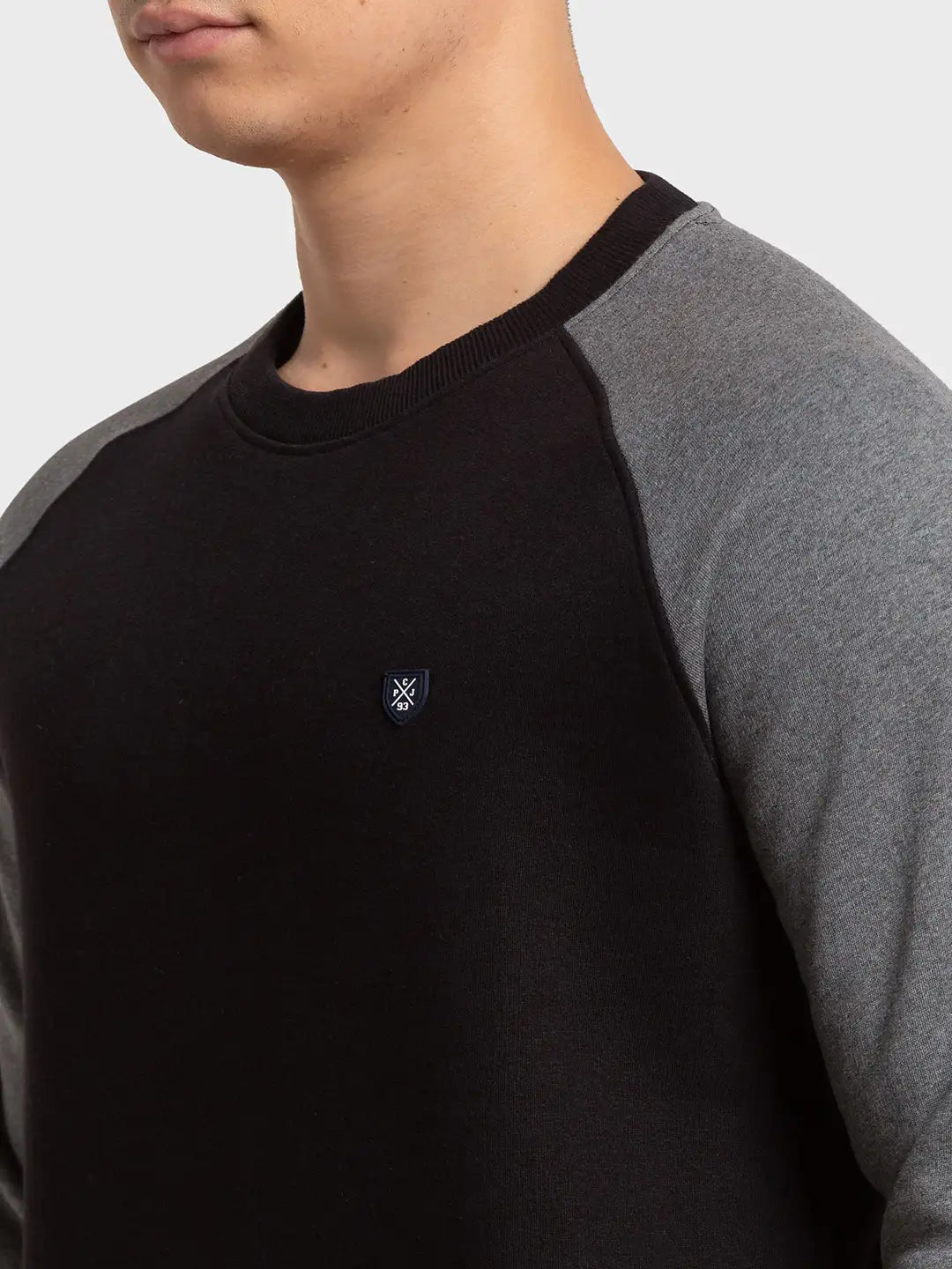 Men Tailored Fit Brown Sweatshirt