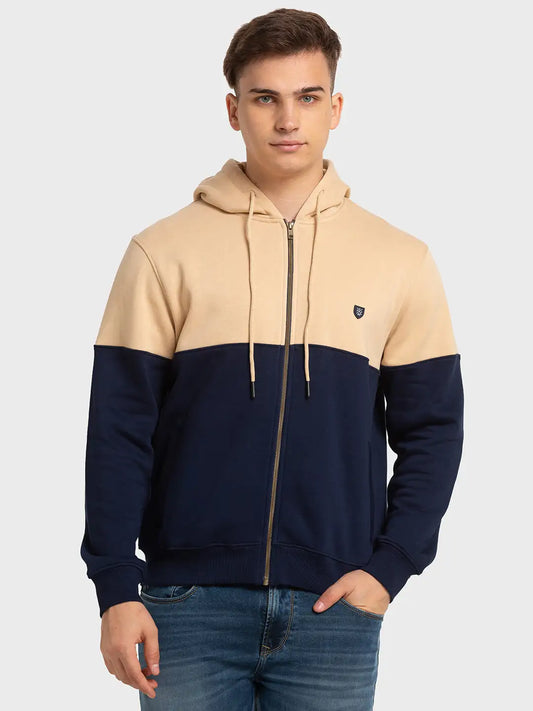 Men Tailored Fit Red Sweatshirt