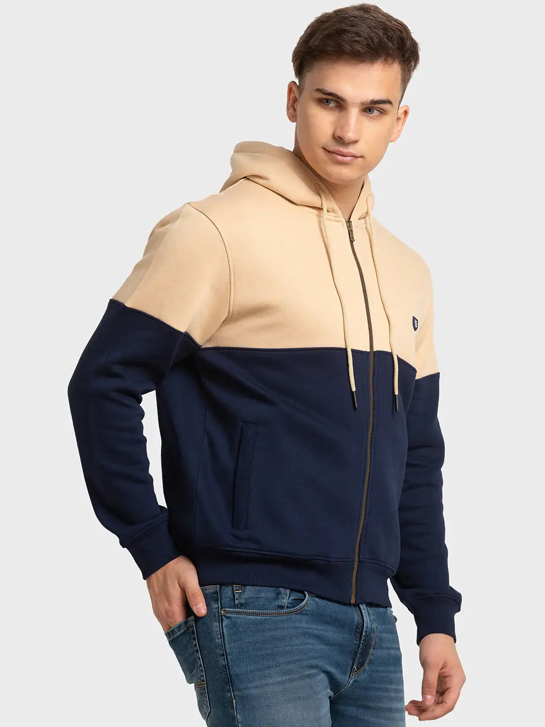 Men Tailored Fit Red Sweatshirt