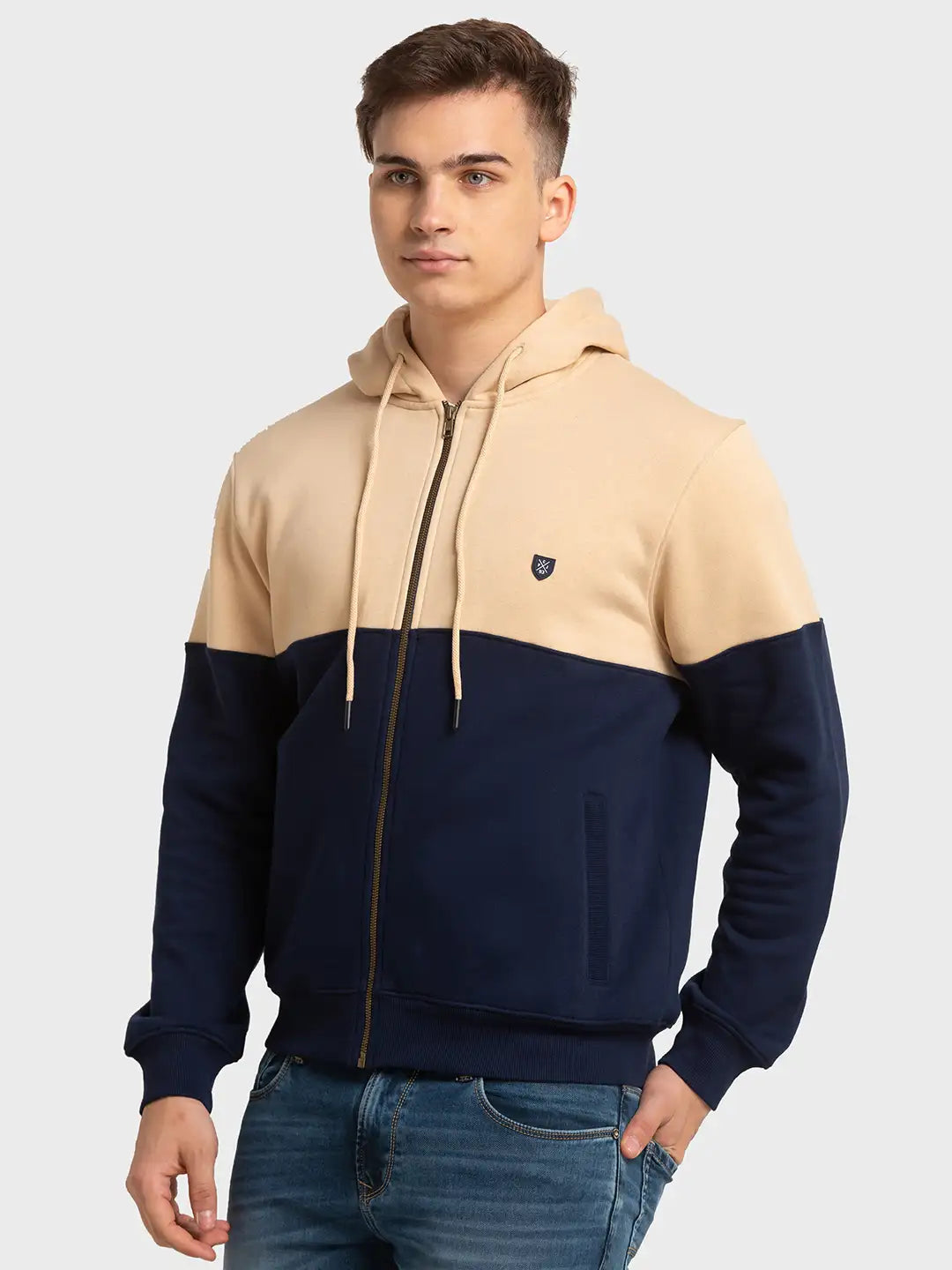 Men Tailored Fit Red Sweatshirt