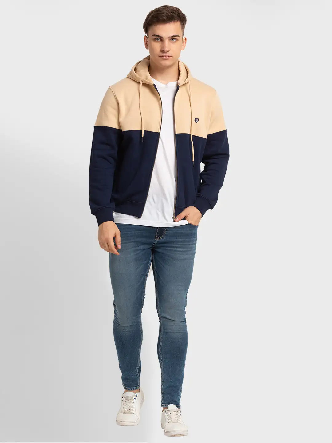 Men Tailored Fit Red Sweatshirt