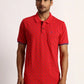 Men Tailored Fit Blue T-Shirt