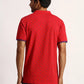 Men Tailored Fit Blue T-Shirt
