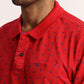 Men Tailored Fit Blue T-Shirt