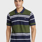 Men Regular Fit Blue Polo