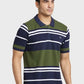 Men Regular Fit Blue Polo