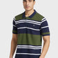 Men Regular Fit Blue Polo
