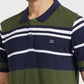 Men Regular Fit Blue Polo